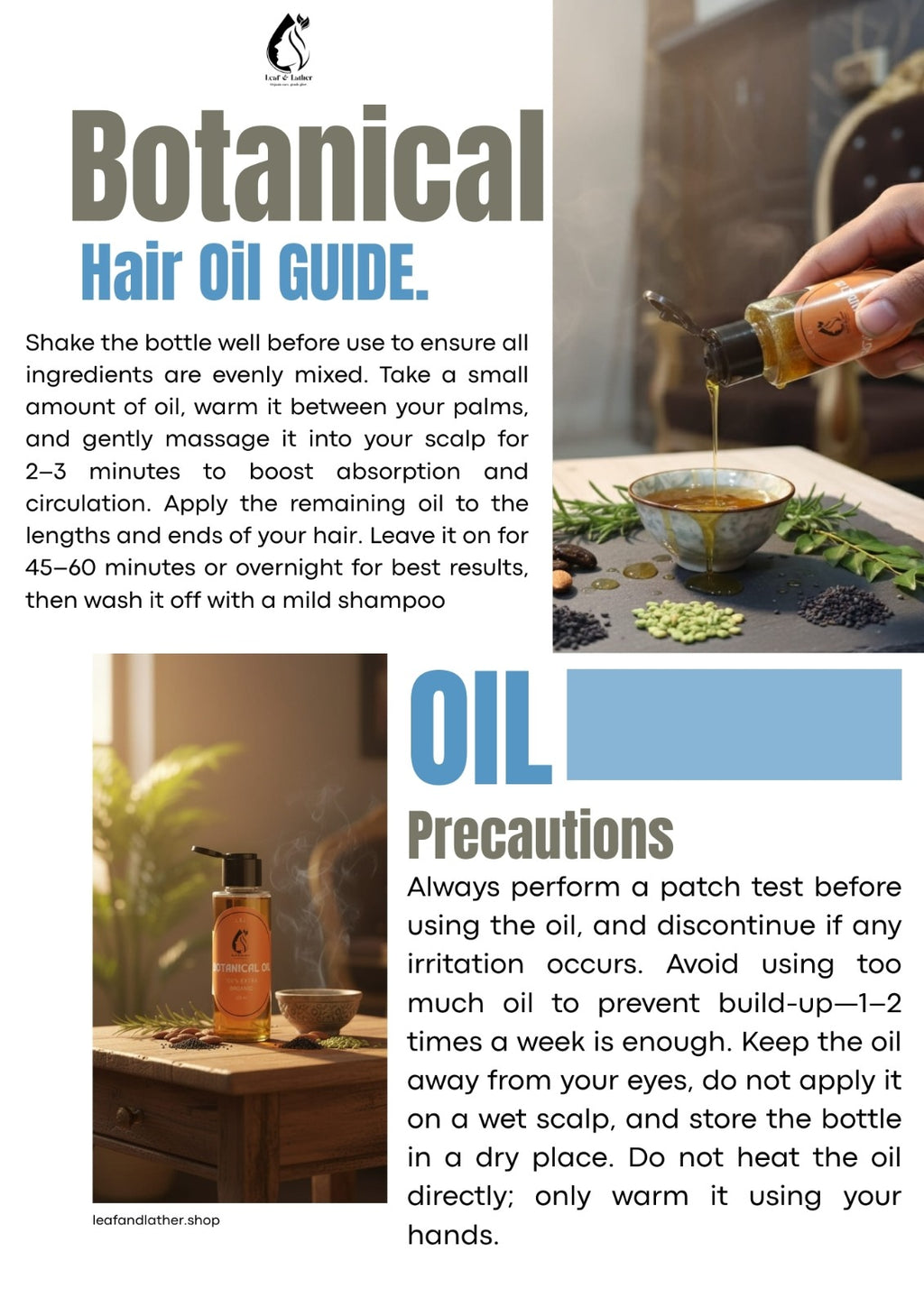 Leaf & Lather Botanical Hair Growth Oil